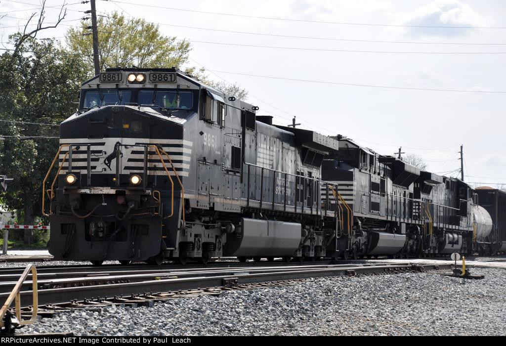 Westbound manifest prepares to depart